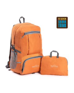 Foldable PAKEASY Backpack 25 Ltr Orange