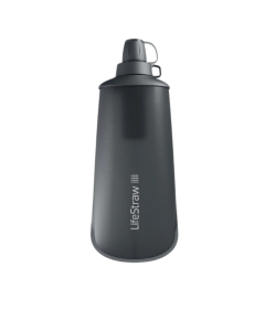 Peak Series Squeeze Filter Bottle 1Ltr Dark Gray