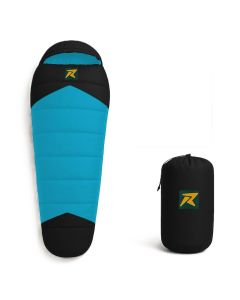 Rocksport Camplite +10°C Sleeping Bag - Black / Skyblue