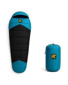 Rocksport Camplite +10°C Sleeping Bag - Skyblue / Black